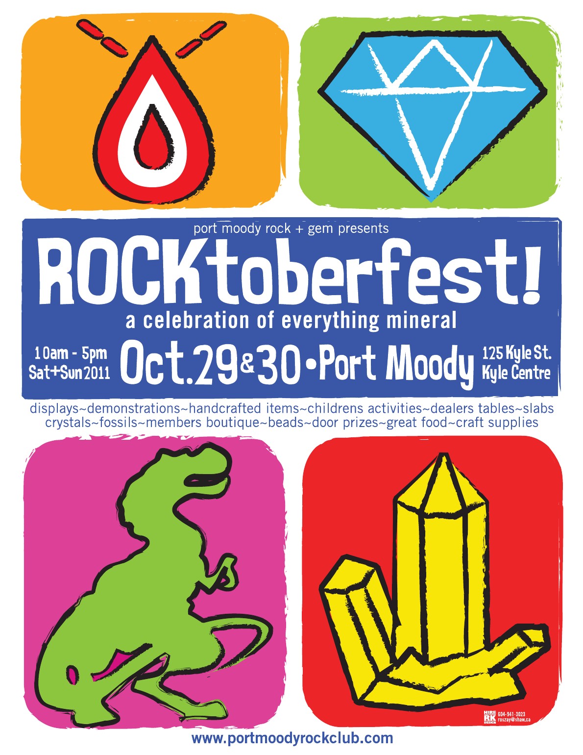 2011 Rocktoberfest! show poster