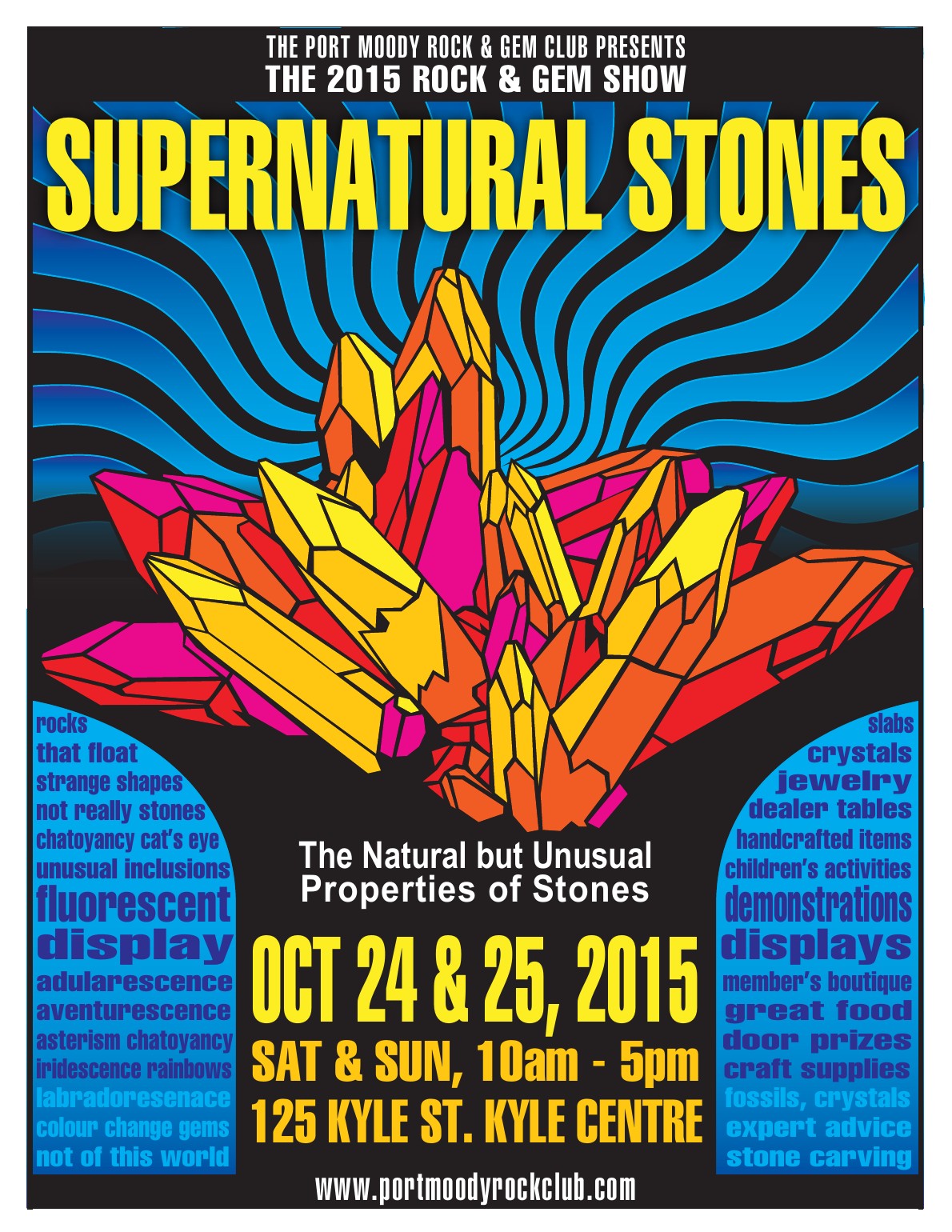 2015 Supernatural Stones show poster